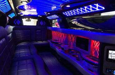 deluxe limo interior